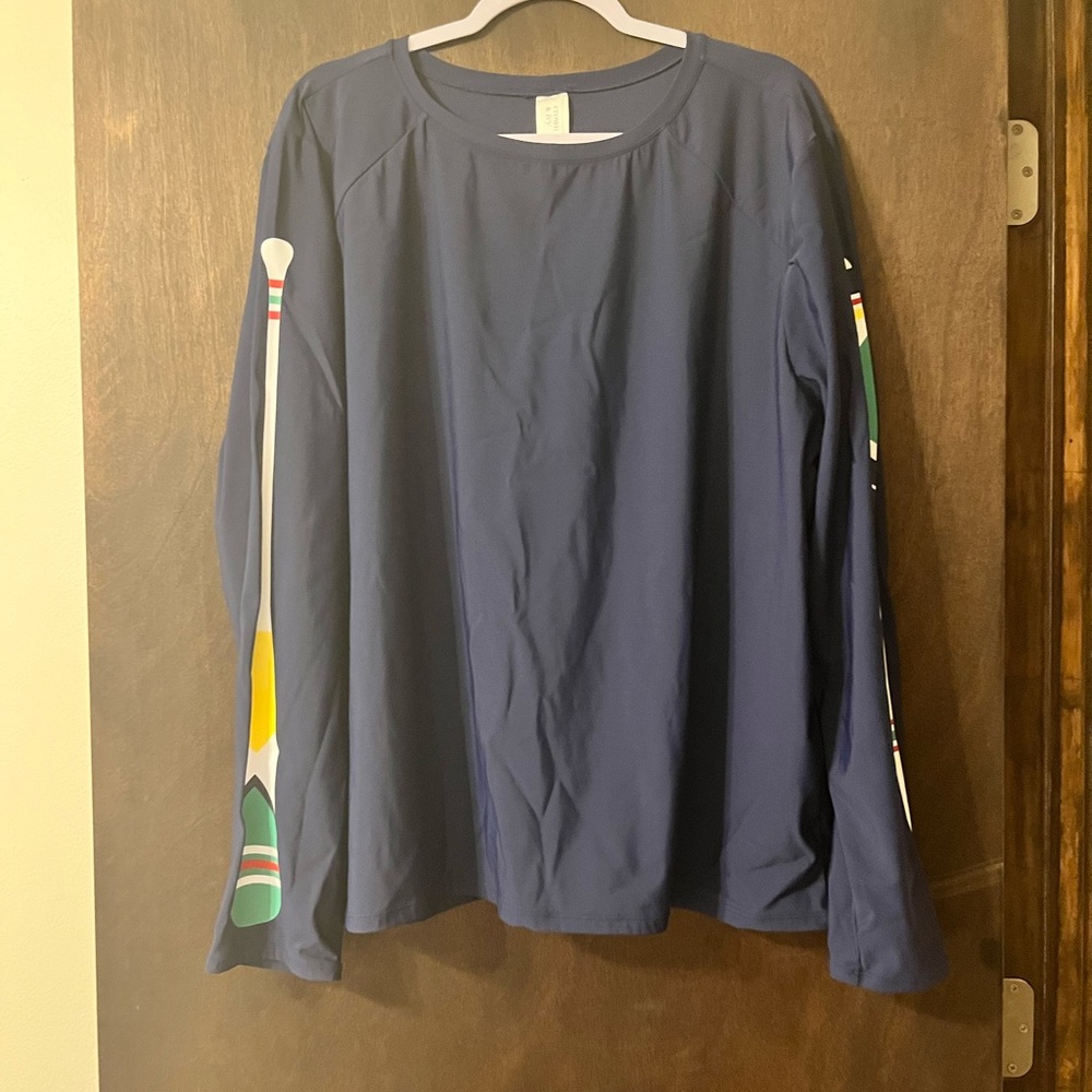 Crown & Ivy Navy Long Sleeve